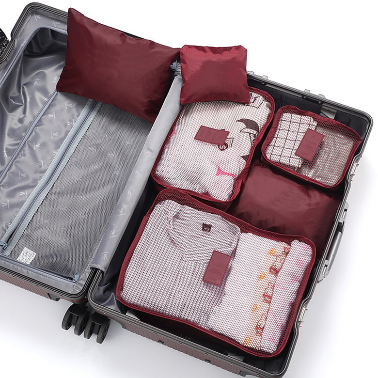 Portable Luggage Storage Bags Set Of 6