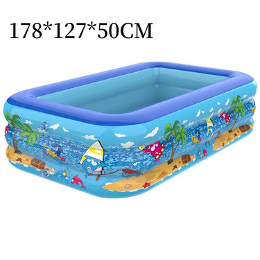 Children's Inflatable Pool | Reinforced UV-Resistant Walls | 110-180 cm Diameter