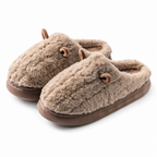 Women's Winter Slippers Fleece-Lined Non-Slip Slip-Ons