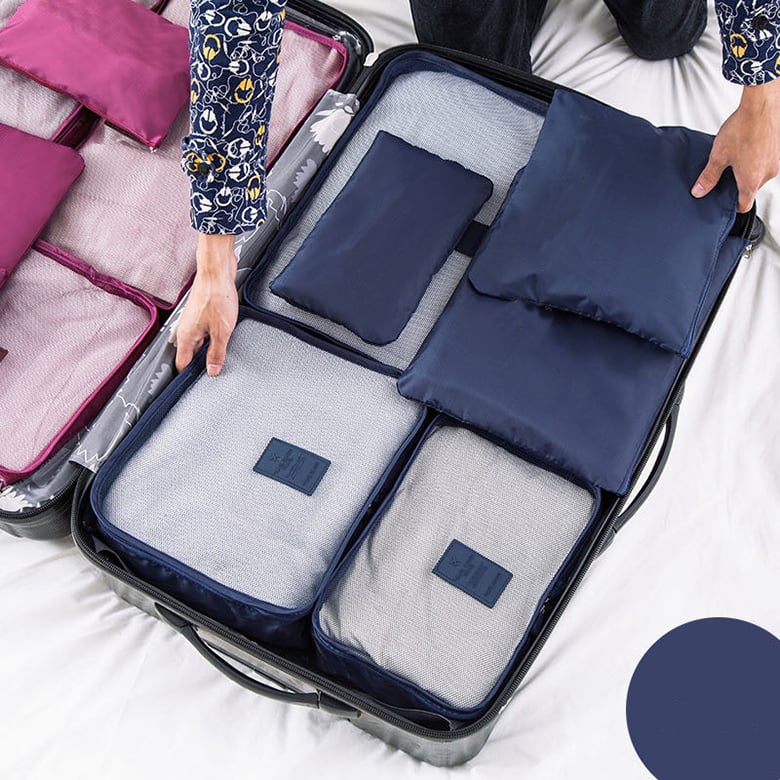 Portable Luggage Storage Bags Set Of 6