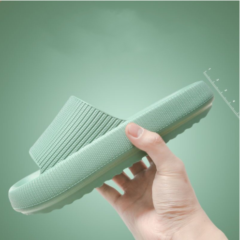Matching EVA house slippers for comfortable indoor wear