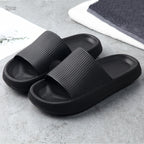 Matching home slippers offering soft, lightweight comfort