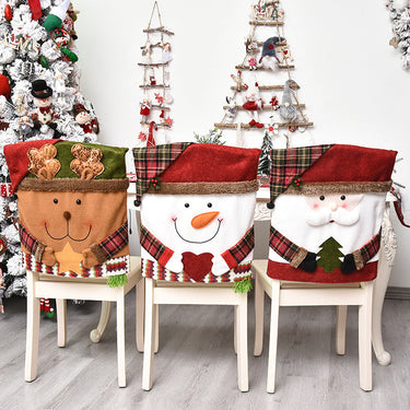 MerrySeat™ - Festive Holiday Chair Covers for Christmas Decor
