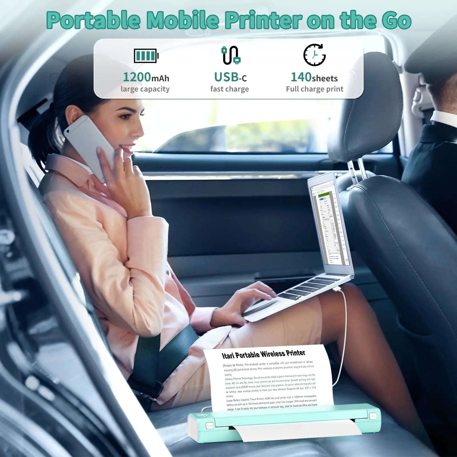 PrintMate™ — Crisp Prints Anywhere, Anytime | 50% OFF