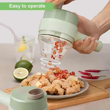 SliceEase - Handheld Electric Vegetables Slicer Set
