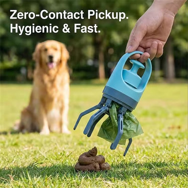 Dog Poop Scooper with Bags – Portable Outdoor Cleaning Set