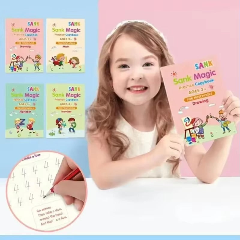 Magic Hand Writing Magic Handwriting - Calligraphy Practice Stickers Handwriting Workbook ...