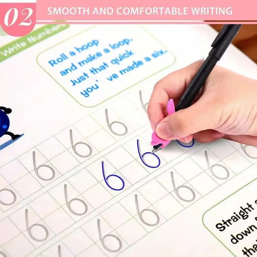 Magic Handwriting - Calligraphy Practice Stickers Handwriting Workbook for Kids