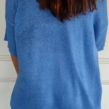Fleura™ – Chic & Feminine Knitted V-Neck
