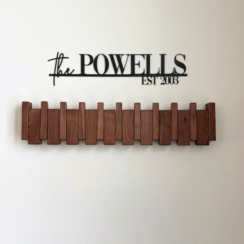 KeyHang™ - Handcrafted Piano Coat & Hat Racks (+ FREE Annual Planner | 50 pages)