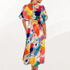 Floral Puff Summer Maxi Dress – For All Day Comfort