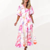 Floral Puff Summer Maxi Dress – For All Day Comfort