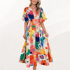 Floral Puff Summer Maxi Dress – For All Day Comfort