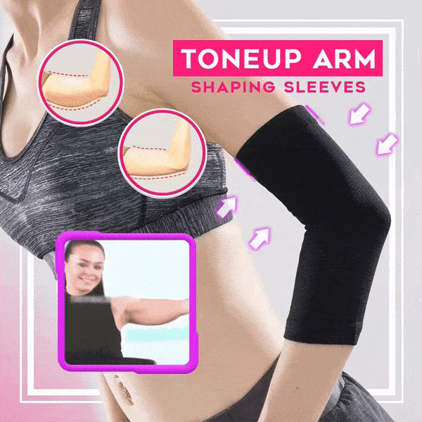 1 Pair Slimming Arm Shaper Massager Sleeves-Get Toned Arms Burn
