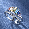 CrownBow™️ - Adjustable Rainbow Ring